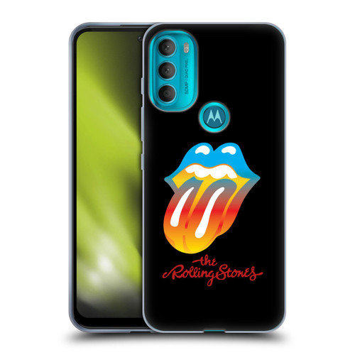The Rolling Stones Graphics Rainbow Tongue Soft Gel Case for Motorola Moto G71 5G