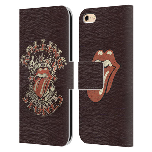 The Rolling Stones Tours Tattoo You 1981 Leather Book Wallet Case Cover For Apple iPhone 6 / iPhone 6s