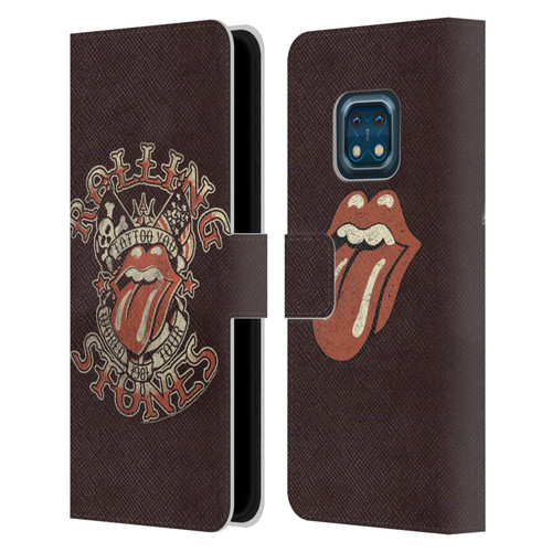 The Rolling Stones Tours Tattoo You 1981 Leather Book Wallet Case Cover For Nokia XR20