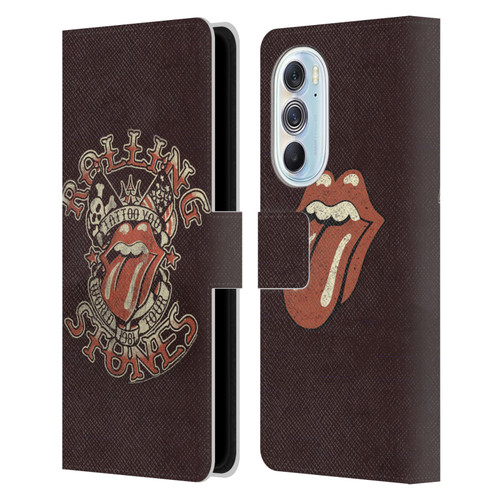 The Rolling Stones Tours Tattoo You 1981 Leather Book Wallet Case Cover For Motorola Edge X30