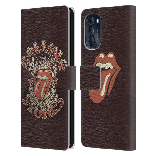 The Rolling Stones Tours Tattoo You 1981 Leather Book Wallet Case Cover For Motorola Moto G (2022)