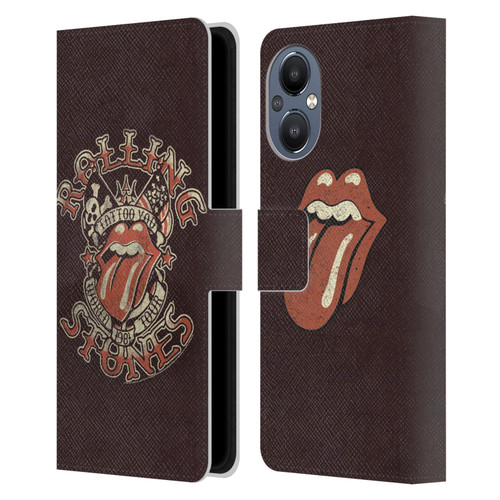 The Rolling Stones Tours Tattoo You 1981 Leather Book Wallet Case Cover For OnePlus Nord N20 5G