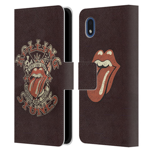 The Rolling Stones Tours Tattoo You 1981 Leather Book Wallet Case Cover For Samsung Galaxy A01 Core (2020)
