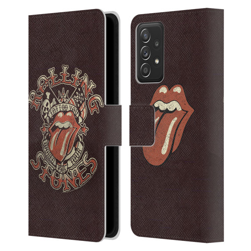 The Rolling Stones Tours Tattoo You 1981 Leather Book Wallet Case Cover For Samsung Galaxy A53 5G (2022)