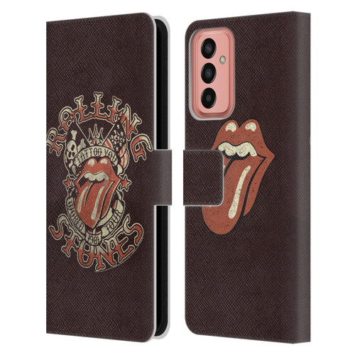 The Rolling Stones Tours Tattoo You 1981 Leather Book Wallet Case Cover For Samsung Galaxy M13 (2022)