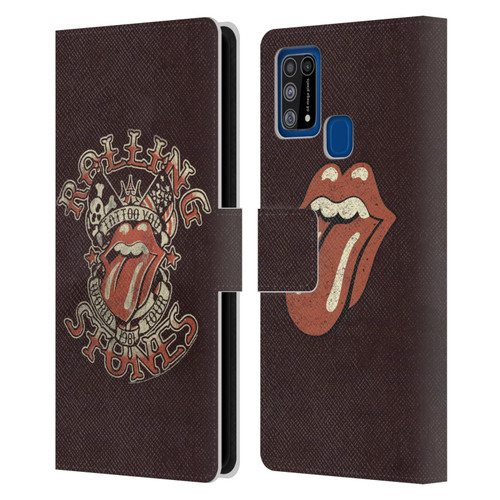 The Rolling Stones Tours Tattoo You 1981 Leather Book Wallet Case Cover For Samsung Galaxy M31 (2020)