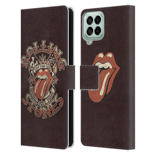 The Rolling Stones Tours Tattoo You 1981 Leather Book Wallet Case Cover For Samsung Galaxy M33 (2022)