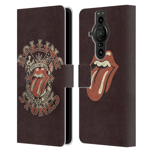 The Rolling Stones Tours Tattoo You 1981 Leather Book Wallet Case Cover For Sony Xperia Pro-I