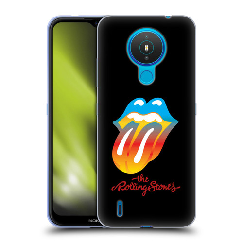 The Rolling Stones Graphics Rainbow Tongue Soft Gel Case for Nokia 1.4