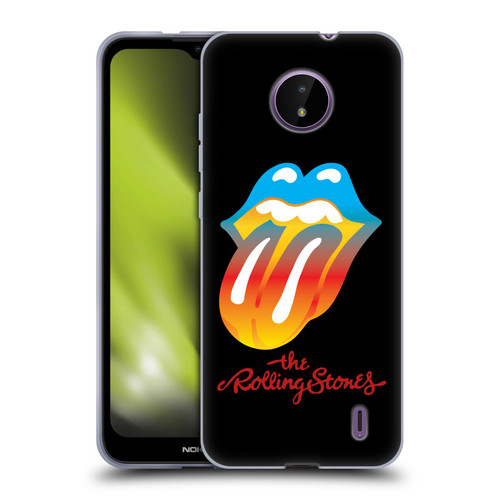 The Rolling Stones Graphics Rainbow Tongue Soft Gel Case for Nokia C10 / C20