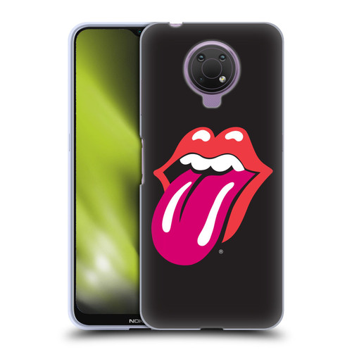 The Rolling Stones Graphics Pink Tongue Soft Gel Case for Nokia G10