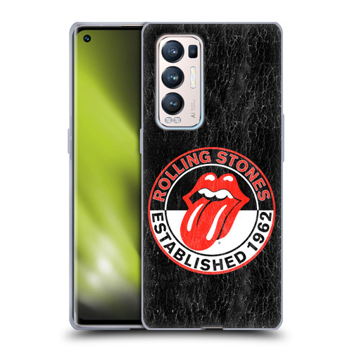 The Rolling Stones Graphics Established 1962 Soft Gel Case for OPPO Find X3 Neo / Reno5 Pro+ 5G