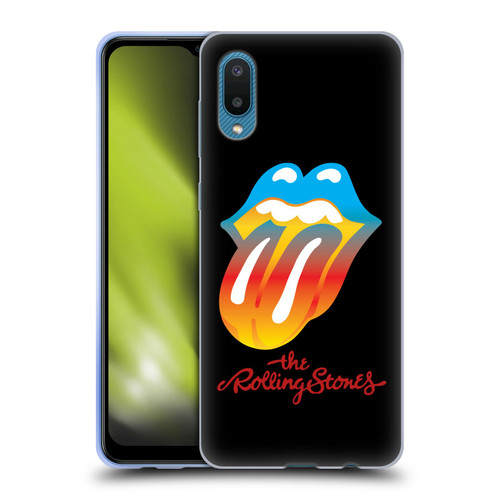 The Rolling Stones Graphics Rainbow Tongue Soft Gel Case for Samsung Galaxy A02/M02 (2021)