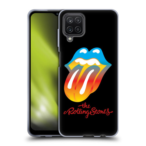 The Rolling Stones Graphics Rainbow Tongue Soft Gel Case for Samsung Galaxy A12 (2020)