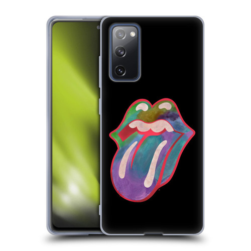 The Rolling Stones Graphics Watercolour Tongue Soft Gel Case for Samsung Galaxy S20 FE / 5G