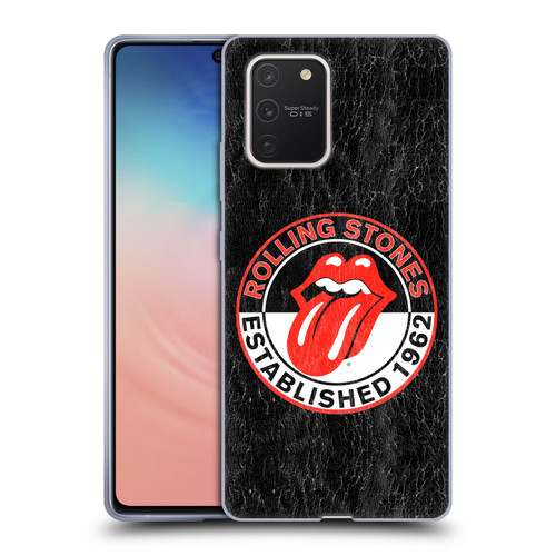 The Rolling Stones Graphics Established 1962 Soft Gel Case for Samsung Galaxy S10 Lite