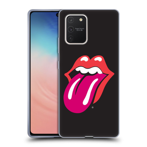 The Rolling Stones Graphics Pink Tongue Soft Gel Case for Samsung Galaxy S10 Lite