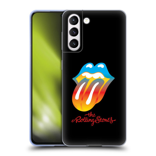 The Rolling Stones Graphics Rainbow Tongue Soft Gel Case for Samsung Galaxy S21 5G
