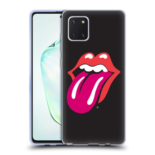 The Rolling Stones Graphics Pink Tongue Soft Gel Case for Samsung Galaxy Note10 Lite