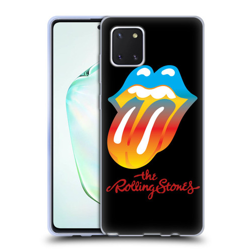 The Rolling Stones Graphics Rainbow Tongue Soft Gel Case for Samsung Galaxy Note10 Lite