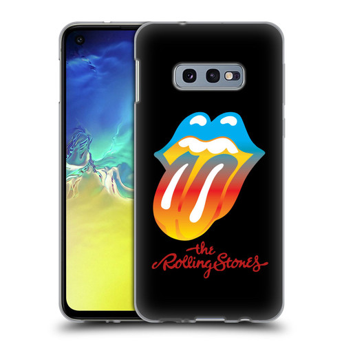 The Rolling Stones Graphics Rainbow Tongue Soft Gel Case for Samsung Galaxy S10e