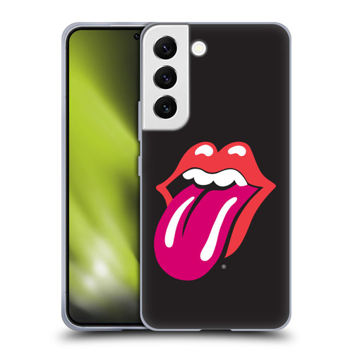 The Rolling Stones Graphics Pink Tongue Soft Gel Case for Samsung Galaxy S22 5G