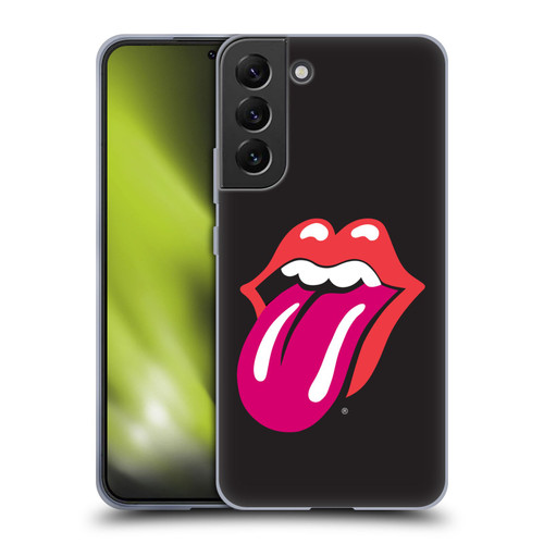 The Rolling Stones Graphics Pink Tongue Soft Gel Case for Samsung Galaxy S22+ 5G
