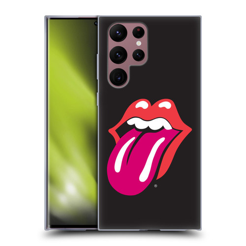 The Rolling Stones Graphics Pink Tongue Soft Gel Case for Samsung Galaxy S22 Ultra 5G