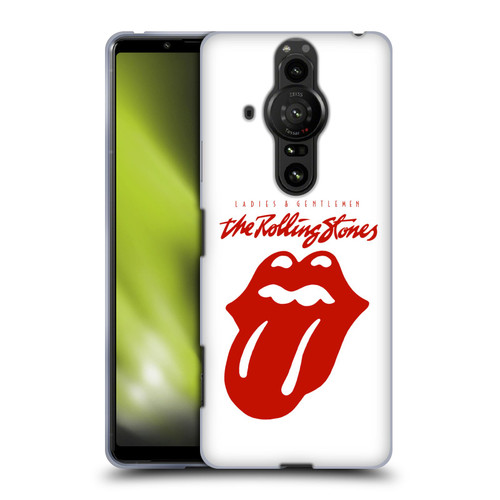 The Rolling Stones Graphics Ladies and Gentlemen Movie Soft Gel Case for Sony Xperia Pro-I