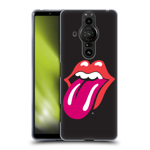The Rolling Stones Graphics Pink Tongue Soft Gel Case for Sony Xperia Pro-I