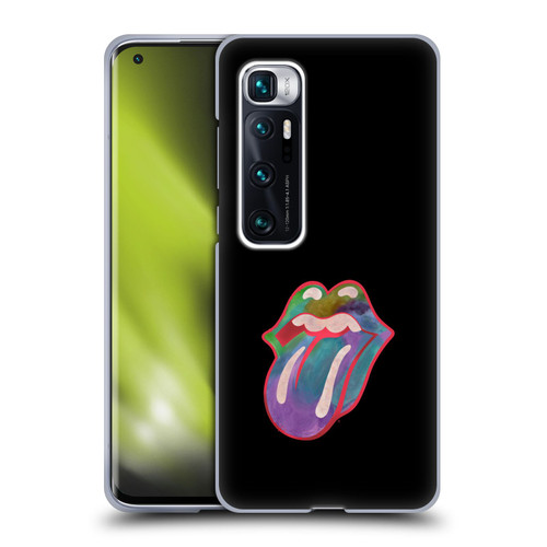 The Rolling Stones Graphics Watercolour Tongue Soft Gel Case for Xiaomi Mi 10 Ultra 5G