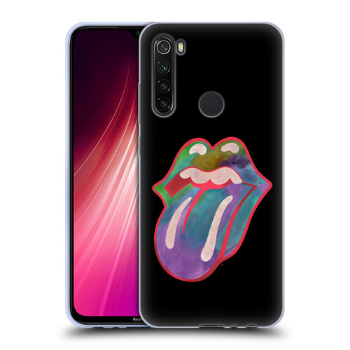 The Rolling Stones Graphics Watercolour Tongue Soft Gel Case for Xiaomi Redmi Note 8T