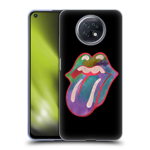 The Rolling Stones Graphics Watercolour Tongue Soft Gel Case for Xiaomi Redmi Note 9T 5G