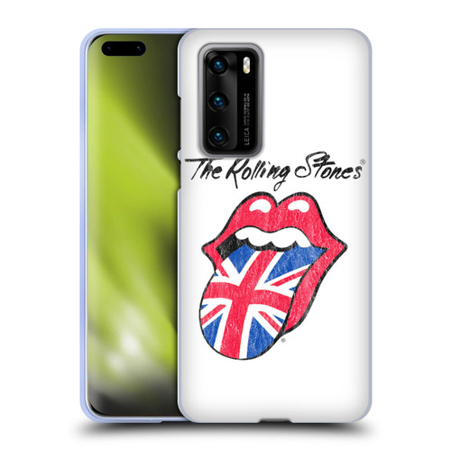 The Rolling Stones Key Art UK Tongue Soft Gel Case for Huawei P40 5G