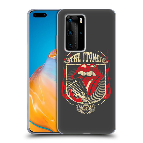The Rolling Stones Key Art Jumbo Tongue Soft Gel Case for Huawei P40 Pro / P40 Pro Plus 5G