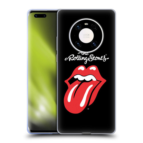 The Rolling Stones Key Art Tongue Classic Soft Gel Case for Huawei Mate 40 Pro 5G