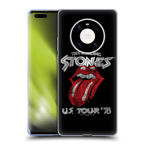 The Rolling Stones Key Art US Tour 78 Soft Gel Case for Huawei Mate 40 Pro 5G