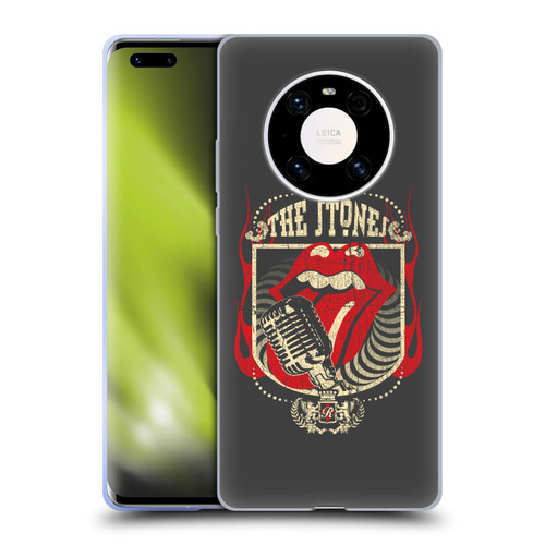 The Rolling Stones Key Art Jumbo Tongue Soft Gel Case for Huawei Mate 40 Pro 5G