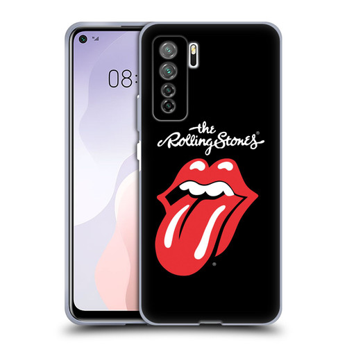 The Rolling Stones Key Art Tongue Classic Soft Gel Case for Huawei Nova 7 SE/P40 Lite 5G