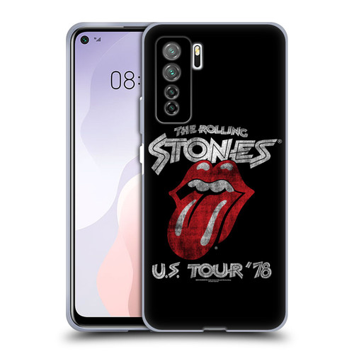 The Rolling Stones Key Art US Tour 78 Soft Gel Case for Huawei Nova 7 SE/P40 Lite 5G