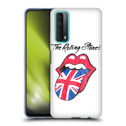 The Rolling Stones Key Art UK Tongue Soft Gel Case for Huawei P Smart (2021)