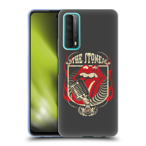 The Rolling Stones Key Art Jumbo Tongue Soft Gel Case for Huawei P Smart (2021)