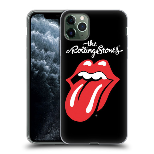 The Rolling Stones Key Art Tongue Classic Soft Gel Case for Apple iPhone 11 Pro Max