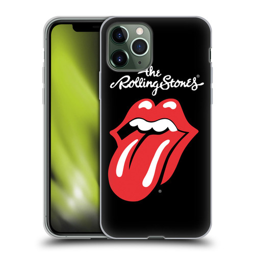 The Rolling Stones Key Art Tongue Classic Soft Gel Case for Apple iPhone 11 Pro