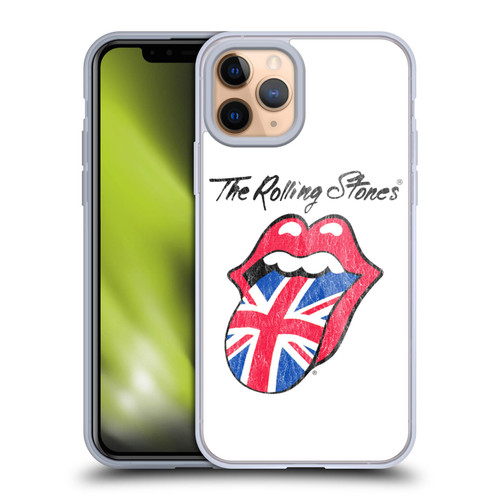 The Rolling Stones Key Art UK Tongue Soft Gel Case for Apple iPhone 11 Pro
