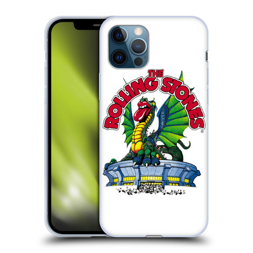 The Rolling Stones Key Art Dragon Soft Gel Case for Apple iPhone 12 / iPhone 12 Pro