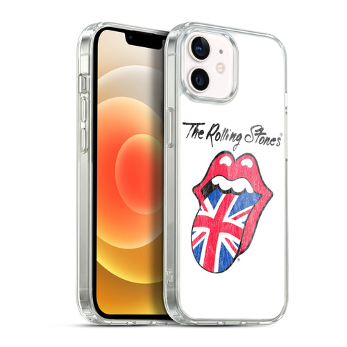 The Rolling Stones Key Art UK Tongue Soft Gel Case for Apple iPhone 12 / iPhone 12 Pro & MagSafe