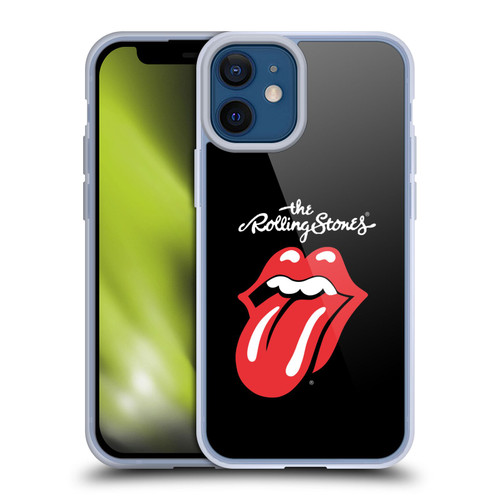 The Rolling Stones Key Art Tongue Classic Soft Gel Case for Apple iPhone 12 Mini