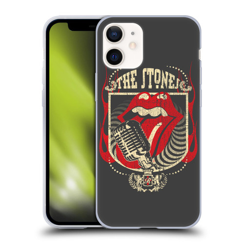 The Rolling Stones Key Art Jumbo Tongue Soft Gel Case for Apple iPhone 12 Mini