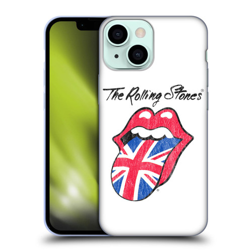 The Rolling Stones Key Art UK Tongue Soft Gel Case for Apple iPhone 13 Mini